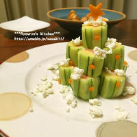 *【recipe】くるくるポテサラツリー*