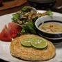 鮭と豆腐のハンバーグ・プレート。