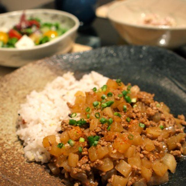 暑くなると食べたくなる大根のキーマカレー