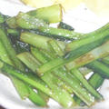 小松菜のガラムマサラ炒め