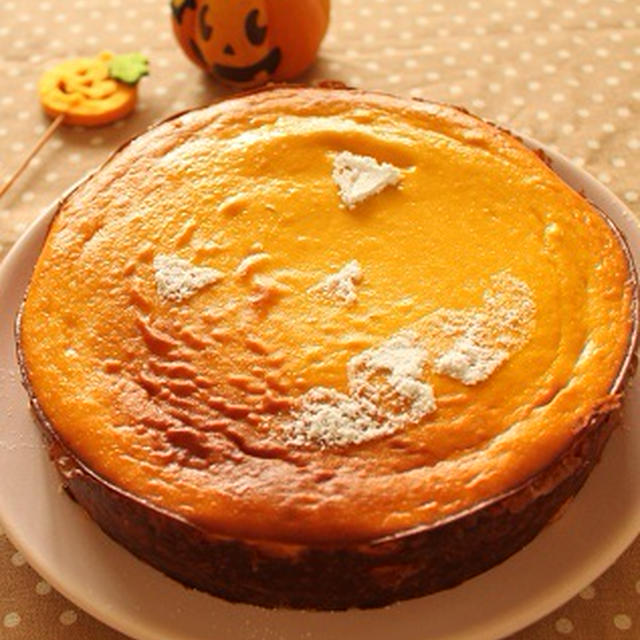 ハロウィンパーティーに！かぼちゃのチーズケーキ