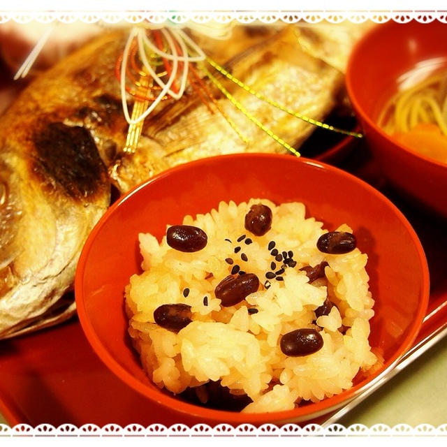甘納豆で作る北海道の甘 いお赤飯 By あさごはん1108さん レシピブログ 料理ブログのレシピ満載