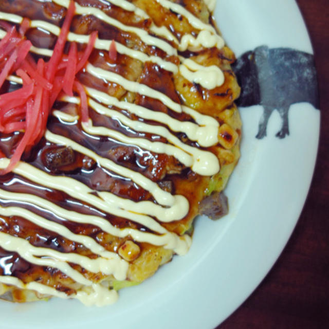 ５月３０日の晩ご飯はお好み焼き