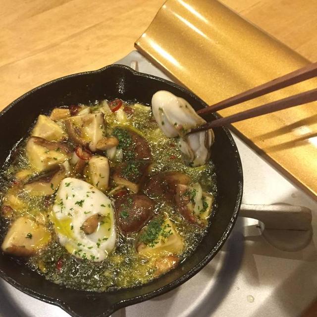 牡蠣とキノコのアヒージョ By もこさん レシピブログ 料理ブログのレシピ満載