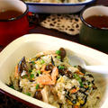 たまごスープで簡単☆加圧３分で米からふっくら鮭雑炊！！ by ぱおさん