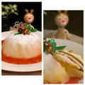 「フーディスト2020年」参加レシピ～クレープ＋スライス生チョコレートでクリスマスドームケーキ by pentaさん