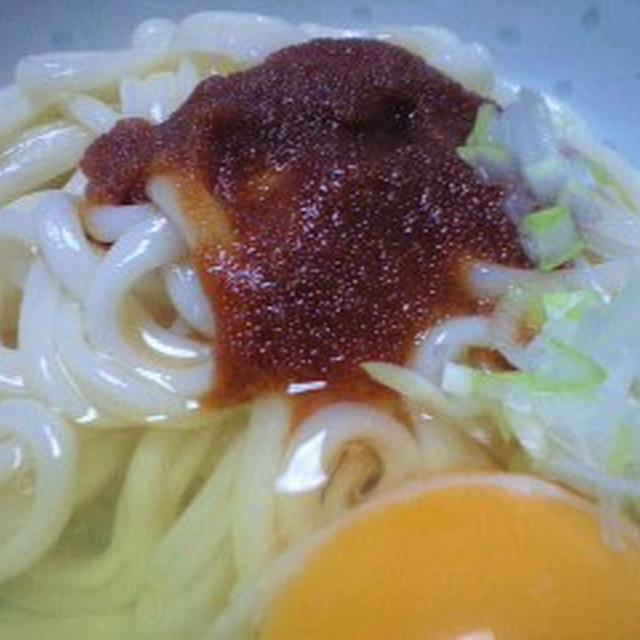 あえるだけ☆釜玉たらこうどん