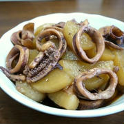 【大根がジュワっと】イカと大根の煮物♪