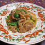 豚肉とほうれん草の甘辛炒め