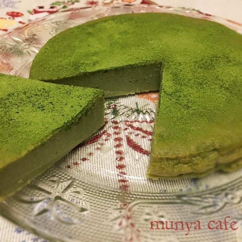 お豆腐抹茶ケーキ