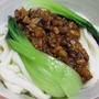 あつあつ♪肉味噌うどん＜旨味たっぷり＞