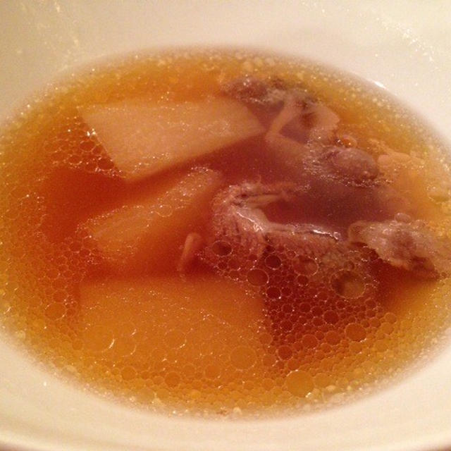 温まる牛肉スープ