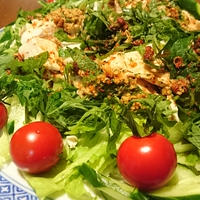 シャキシャキレタスがたっぷり食べられます★しっとり柔らか★よだれ鶏♪
