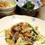 牛肉とシャキシャキ野菜の韓国風いため。晩ごはん。