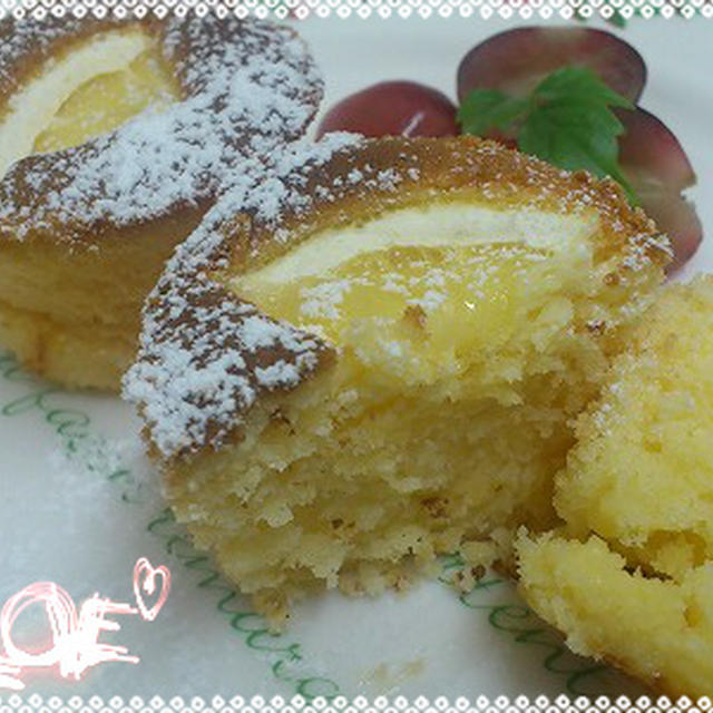 サンキスト・シトラス３種☆レモンカスタードケーキ