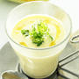トウモロコシと豆乳の冷製スープ