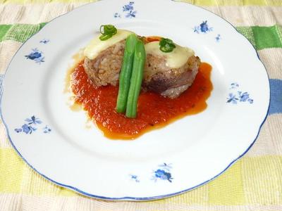 肉巻きチーズピラフ