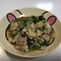 鶏肉とほうれん草の醤油炒め