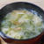 水菜とにんじんのみそ汁