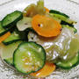 ザーサイと彩り野菜の胡麻胡椒和え＜キリッとした胡椒の風味＞