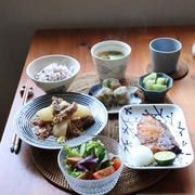 かぶと牛肉のコチュジャン煮・献立。