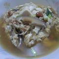 干しシイタケの戻し汁でキノコとお豆のスープ by ミホ＠テニアンさん