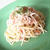 アンチョビバターと桜海老のパスタ