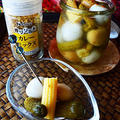 カレーミックスソルトと、ピクルスの残り液で、超簡単夏バテ防止のうまい 常備菜  カレー風味ピクルス　 #スパイス  #pickles #金魚の肴