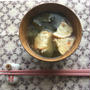 魚河岸あげと生わかめの味噌汁