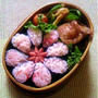 【手順画像有】簡単花型海苔巻きのお弁当