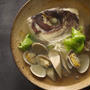 鯛のアラ中華風スープ