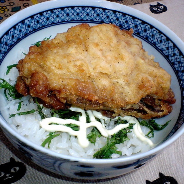 しそマヨケンタッキー丼