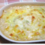 トロトロ白菜と鮭のグラタン