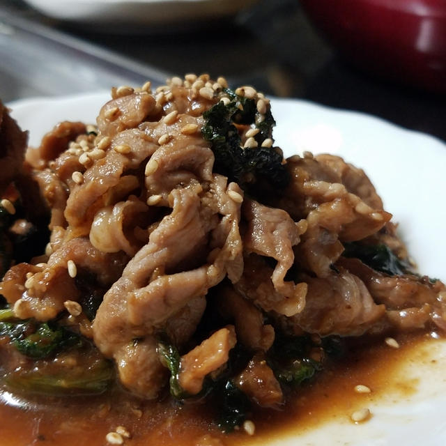 簡単 サニーレタスと豚肉の味噌炒め By Mikaさん レシピブログ 料理ブログのレシピ満載