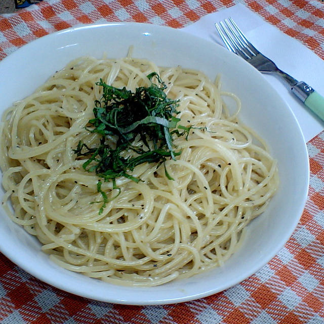 塩レモンクリームパスタ