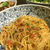 アンチョビとトマトのパスタ、シーフードサラダ、グリルドバジルチキン
