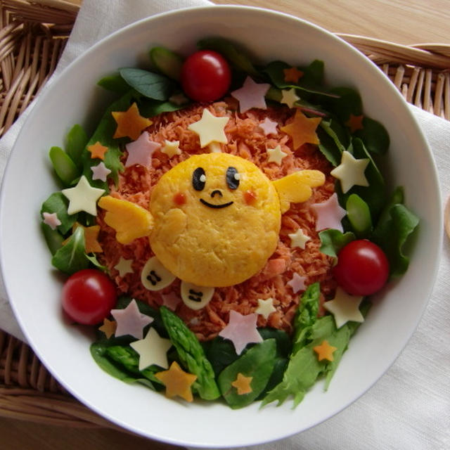 未来へ羽ばたこう☆カラフルキビタン丼