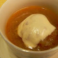 【うちレシピ】まるごとトマト入り★じっくり炒めたオニオンスープ by yunachiさん