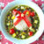 X’masリース風牛すじほうれん草カレー