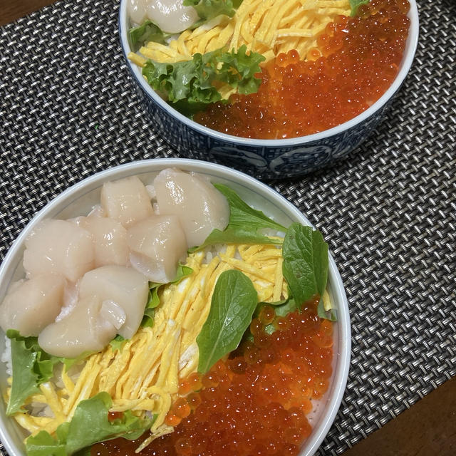 ホタテ・いくら丼とコンサート