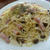きのことベーコンのクリームソースパスタ♪