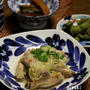 レンジで簡単！手羽中の香味野菜蒸し。晩ごはん。