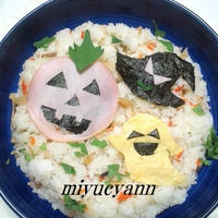 ハロウィンの簡単デコちらし