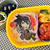パラレル！ナルトシリーズ　チャラ男サスケキャラ弁／海藻サラダをお弁当で！