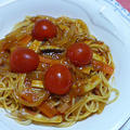 トリプルトマトのカレースパゲッティ
