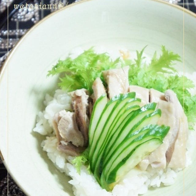 炊飯器だけでヘルシーメイン丼☆アジアン風