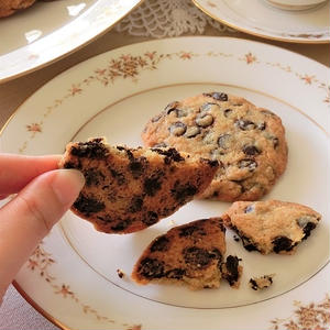 お菓子作り スヌーピーのチョコチップクッキー By Bibiすみれさん レシピブログ 料理ブログのレシピ満載