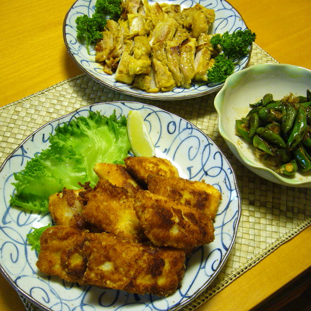 タンドリーチキンの晩ごはん