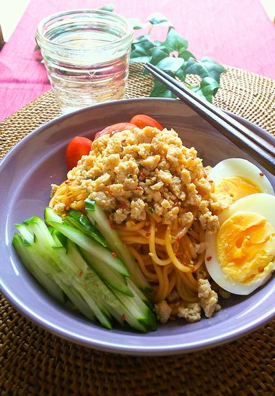 冷麦で☆ビビン麺