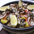 残ったご飯で簡単に。牡蠣とイカと舞茸の季節のパエリア。 by 中村 有加利さん